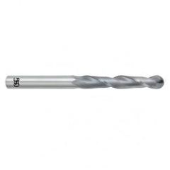 1/2" Dia. - 6" OAL - Bright CBD - Ball End SE EM - 2 FL - Top Tool & Supply