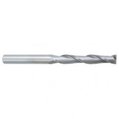 1/4 Dia. x 4 Overall Length 2-Flute Square End Solid Carbide SE End Mill-Round Shank-Center Cutting-Uncoated - Top Tool & Supply