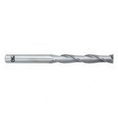 8mm Dia. x 102mm Overall Length 2-Flute Square End Solid Carbide SE End Mill-Round Shank-Center Cutting-Uncoated - Top Tool & Supply