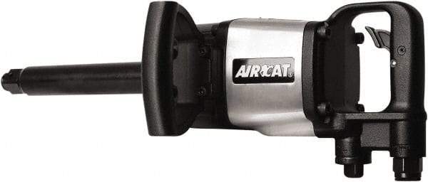 AIRCAT - 1" Drive, 5,000 RPM, 1,800 Ft/Lb Torque Impact Wrench - D-Handle, 1,400 IPM, 12 CFM, 90 psi, 1/2" NPT Inlet - Top Tool & Supply