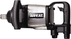 AIRCAT - 1" Drive, 5,000 RPM, 1,800 Ft/Lb Torque Impact Wrench - D-Handle, 1,400 IPM, 12 CFM, 90 psi, 1/2" NPT Inlet - Top Tool & Supply