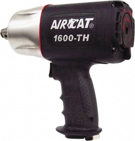 AIRCAT - 3/4" Drive, 4,500 RPM, 1,200 Ft/Lb Torque Impact Wrench - Pistol Grip Handle, 900 IPM, 8 CFM, 90 psi, 3/8" NPT Inlet - Top Tool & Supply