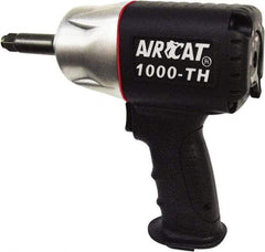 AIRCAT - 1/2" Drive, 8,000 RPM, 800 Ft/Lb Torque Impact Wrench - Pistol Grip Handle, 1,300 IPM, 8 CFM, 90 psi, 1/4" NPT Inlet - Top Tool & Supply