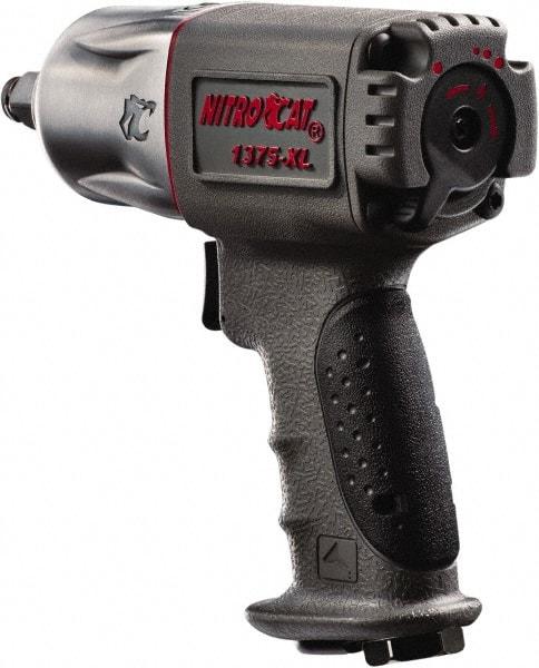 AIRCAT - 1/2" Drive, 10,000 RPM, 500 Ft/Lb Torque Impact Wrench - Pistol Grip Handle, 1,350 IPM, 6 CFM, 90 psi, 1/4" NPT Inlet - Top Tool & Supply