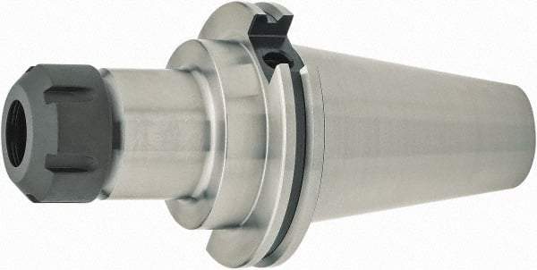 Parlec - 4.22" Projection, CAT50 Dual Contact Taper, ER32 Collet Chuck - Through Coolant - Exact Industrial Supply