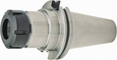 Parlec - 4" Projection, CAT50 Dual Contact Taper, ER40 Collet Chuck - Through Coolant - Exact Industrial Supply