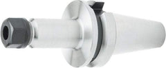 Parlec - 127mm Projection, BT40 Dual Contact Taper, ER16 Collet Chuck - Through Coolant - Exact Industrial Supply