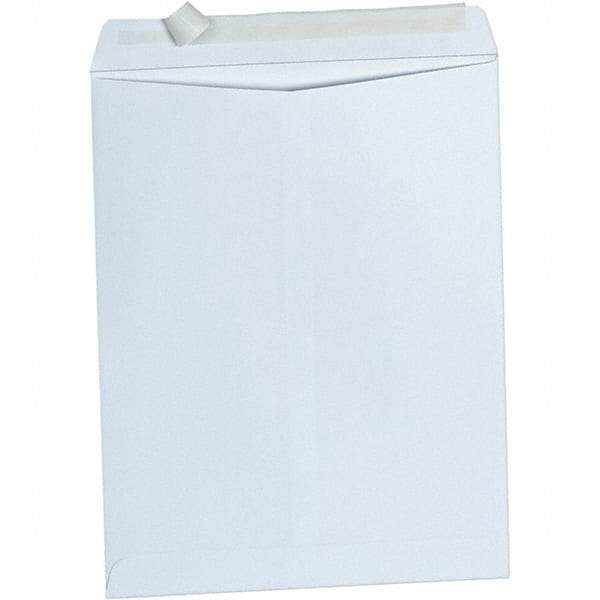 Universal One - 4" Long x 10.13" Wide Peel-Off Self-Seal White Catalog Envelope - White - Top Tool & Supply