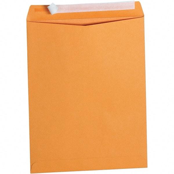 Universal One - 4" Long x 10.13" Wide Peel-Off Self-Seal Kraft Catalog Envelope - Kraft - Top Tool & Supply