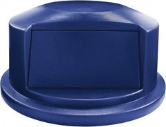 Rubbermaid - Dome Lid for Use with 44 Gal Round Trash Cans - Blue, For Brute Trash Cans - Top Tool & Supply