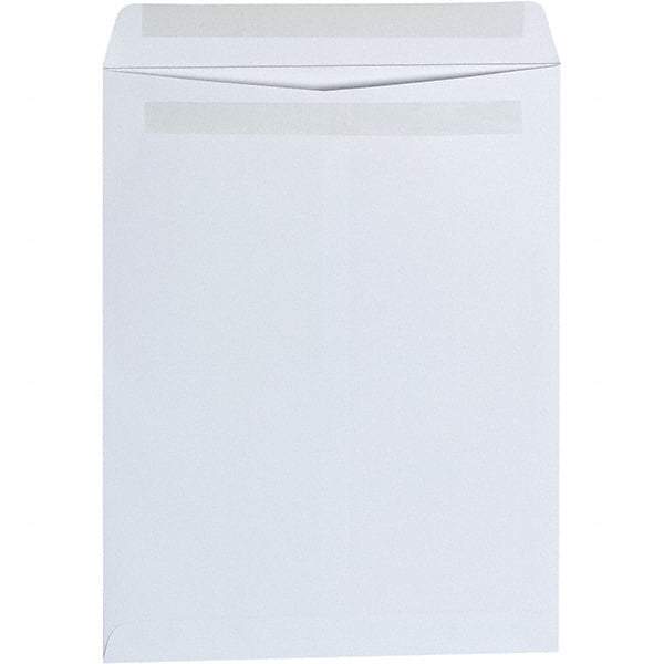 Universal One - 2.38" Long x 10-1/4" Wide Self Seal White Catalog Envelope - White - Top Tool & Supply