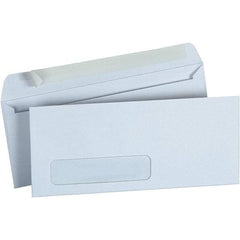 Universal One - 4.13" Long x 9.63" Wide Peel-Off Self-Seal Business Envelope - White - Top Tool & Supply