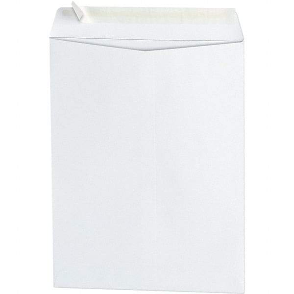 Universal One - 3" Long x 9.63" Wide Peel-Off Self-Seal White Catalog Envelope - White - Top Tool & Supply