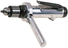 Ingersoll-Rand - 3/8" Keyed Chuck - Inline Handle, 1,000 RPM, 15 CFM, 0.4 hp, 90 psi - Top Tool & Supply