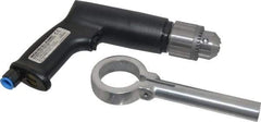 Ingersoll-Rand - 1/2" Keyed Chuck - Pistol Grip Handle, 950 RPM, 19 CFM, 0.5 hp, 90 psi - Top Tool & Supply