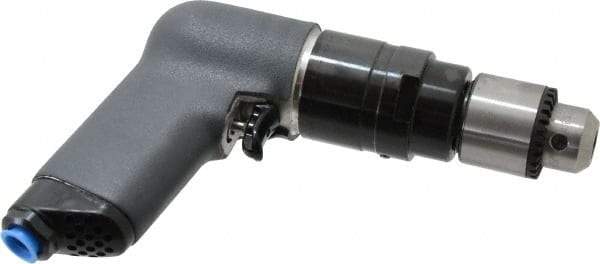 Ingersoll-Rand - 3/8" Keyed Chuck - Pistol Grip Handle, 3,200 RPM, 25 CFM, 0.75 hp, 90 psi - Top Tool & Supply