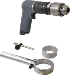 Ingersoll-Rand - 1/2" Keyed Chuck - Pistol Grip Handle, 600 RPM, 25 CFM, 0.75 hp, 90 psi - Top Tool & Supply