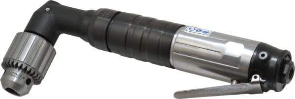 Ingersoll-Rand - 1/2" Keyed Chuck - Right Angle Handle, 600 RPM, 26 CFM, 0.75 hp, 90 psi - Top Tool & Supply