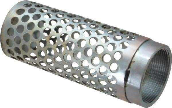 Dixon Valve & Coupling - 2" Hose, Round Hole-Long Body Strainer - Plated Steel - Top Tool & Supply