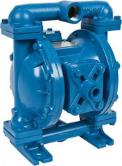 SandPIPER - 1" NPT, Metallic, Air Operated Diaphragm Pump - Santoprene Diaphragm, Aluminum Housing - Top Tool & Supply