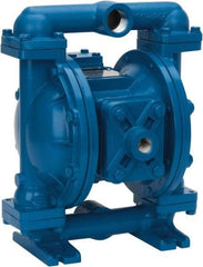 SandPIPER - 1" NPT, Metallic, Air Operated Diaphragm Pump - PTFE Diaphragm, Aluminum Housing - Top Tool & Supply