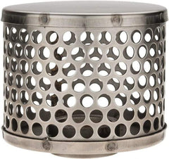 Dixon Valve & Coupling - 1-1/2" Hose, Round Hole Strainer - Stainless Steel - Top Tool & Supply