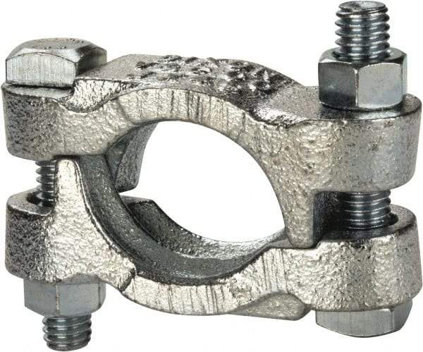 Dixon Valve & Coupling - 1-7/16 to 1-17/32" OD, Double Bolt Iron Clamp - Plated Malleable Iron - Top Tool & Supply