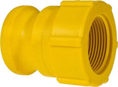 NewAge Industries - 1-1/4" Nylon Cam & Groove Suction & Discharge Hose Male Adapter Female NPT Thread - Part A, 1-1/4" Thread, 150 Max psi - Top Tool & Supply