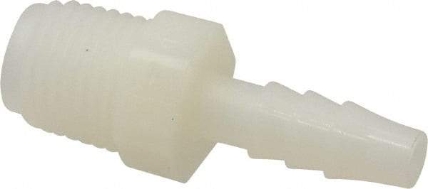 NewAge Industries - 1/4" Barb, 1/4 NPT, Multiple Barbed Tube Connector - Nylon, Male - Top Tool & Supply