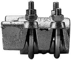 Campbell Fittings - 1-1/2" Hose, Interlocking U-Bolt Clamp - Plated Steel - Top Tool & Supply