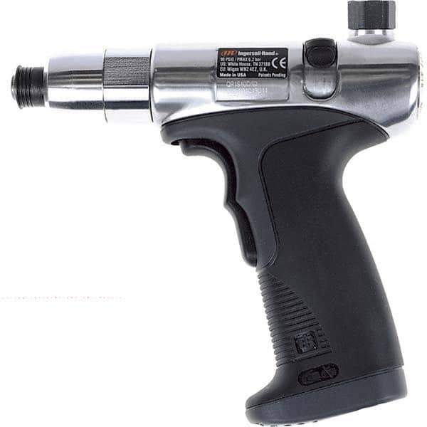 Ingersoll-Rand - 1/4" Bit Holder, 1,000 RPM, Pistol Grip Handle Air Screwdriver - 46 In/Lb Torque, 16 CFM - Top Tool & Supply