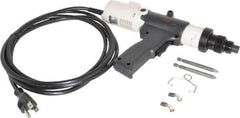 Ingersoll-Rand - Pistol Grip Handle, 400 RPM, 15 to 40 In/Lb Torque, Electric Screwdriver - 1/4" Bit Holder, 115 Volts, 0.45 Amps - Top Tool & Supply