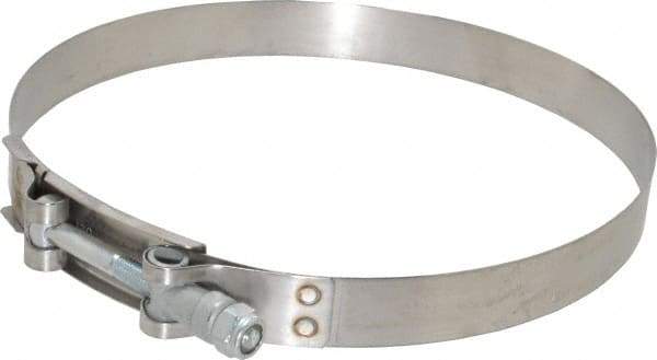 Campbell Fittings - 6-3/4" Hose, 3/4" Wide x 0.025" Thick, T-Bolt Band Clamp - Stainless Steel - Top Tool & Supply