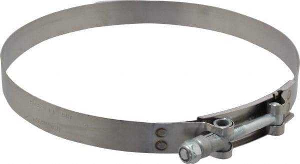 Campbell Fittings - 7-1/4" Hose, 3/4" Wide x 0.025" Thick, T-Bolt Band Clamp - Stainless Steel - Top Tool & Supply