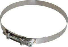 Campbell Fittings - 7-3/4" Hose, 3/4" Wide x 0.025" Thick, T-Bolt Band Clamp - Stainless Steel - Top Tool & Supply