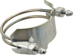 Kuriyama of America - 3" Hose, Spiral Double Bolt Hose Clamp - Plated Steel - Top Tool & Supply