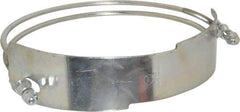 Kuriyama of America - 10" Hose, Spiral Double Bolt Hose Clamp - Plated Steel - Top Tool & Supply