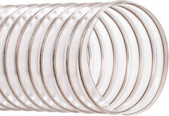 Hi-Tech Duravent - 2" ID, 50' Long, PVC Blower & Duct Hose - Clear, 2-3/4" Bend Radius, 30 In/Hg, 36 Max psi, -20 to 180°F, Abrasion and Chemical Resistant - Top Tool & Supply