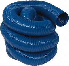 Hi-Tech Duravent - 5" ID, 25' Long, PVC Blower & Duct Hose - Blue, 6-3/4" Bend Radius, 14 In/Hg, 10 Max psi, -20 to 180°F, Abrasion and Chemical Resistant - Top Tool & Supply