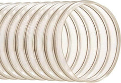 Hi-Tech Duravent - 10" ID, 25' Long, Polyurethane Blower & Duct Hose - Clear, 11-1/4" Bend Radius, 6 In/Hg, 9 Max psi, -65 to 200°F, Oil and Gas Resistant - Top Tool & Supply