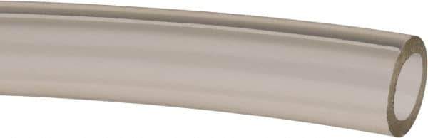 Made in USA - 1/2" ID x 3/4" OD, 1/8" Wall Thickness, Cut to Length (50' Standard Length) Plastic Tube - Clear, 36 Max psi, 63 Hardness - Top Tool & Supply