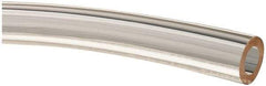 Made in USA - 3/8" ID x 5/8" OD, 1/8" Wall Thickness, Cut to Length (50' Standard Length) Plastic Tube - Clear, 45 Max psi, 65 Hardness - Top Tool & Supply