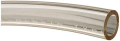 Made in USA - 5/8" ID x 7/8" OD, 1/8" Wall Thickness, Cut to Length (50' Standard Length) Plastic Tube - Clear, 30 Max psi, 65 Hardness - Top Tool & Supply