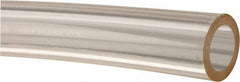 Made in USA - 1/2" ID x 3/4" OD, 1/8" Wall Thickness, Cut to Length (50' Standard Length) Plastic Tube - Clear, 25 Max psi, 40 Hardness - Top Tool & Supply