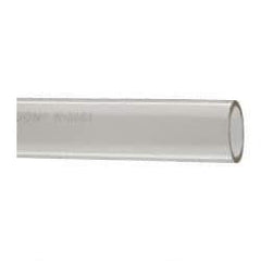 Made in USA - 1" ID x 1-1/4" OD, 1/8" Wall Thickness, Cut to Length (50' Standard Length) Plastic Tube - Clear, 14 Max psi, 40 Hardness - Top Tool & Supply