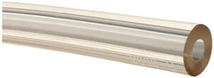 Made in USA - 3/8" ID x 7/8" OD, 1/4" Wall Thickness, Cut to Length (50' Standard Length) Tygon Tube - Clear, 50 Max psi, 40 Hardness - Top Tool & Supply