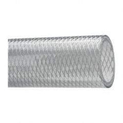 Made in USA - 1-1/2" ID x 1-15/16" OD, 7/32" Wall Thickness, Cut to Length (50' Standard Length) PVC Tube - Clear, 80 Max psi, 80 Hardness - Top Tool & Supply