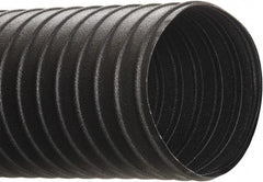 Hi-Tech Duravent - 5" ID, 25' Long, Steel Blower & Duct Hose - Black, 6.9" Bend Radius, 17 In/Hg, 26 Max psi, -40 to 250°F, Chemical and Abrasion Resistant - Top Tool & Supply