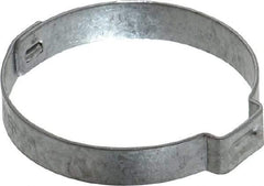 Oetiker - 35 to 38.1mm, Zinc-Plated 1-Ear Clamp - 1-1/2" Noml Size, 10mm Inner Width, 7mm Wide x 0.75mm Thick, Carbon Steel - Top Tool & Supply