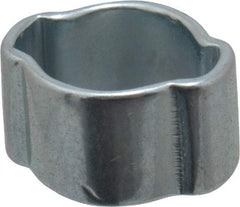 Oetiker - 5 to 7mm, Zinc-Plated 2-Ear Clamp - 1/4" Noml Size, 3.14mm Inner Width, 6mm Wide x 0.7mm Thick, Carbon Steel - Top Tool & Supply